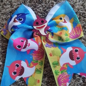 Pink Baby Shark Bow